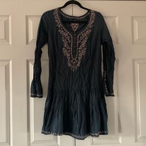 Lucky Brand Embroidered Boho Dress